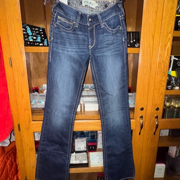 Ariat Dark Blue Women's Boot Cut Jeans - Picture 8 of 8